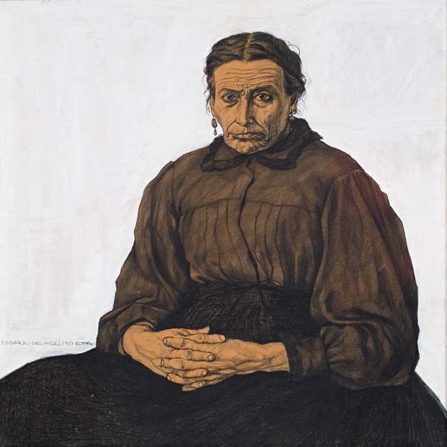 ritratto di donna anziana